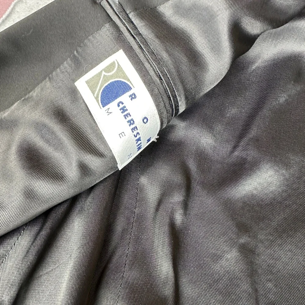 Cellini‎ Collection Mens Black Double Breasted Tuxedo Suit Set with Shirt & Ties